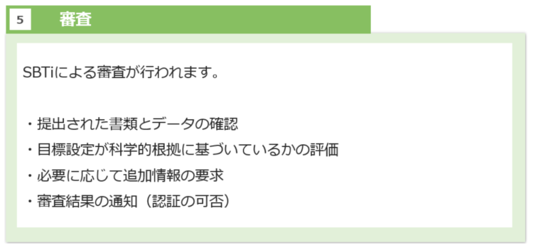 ⑤審査